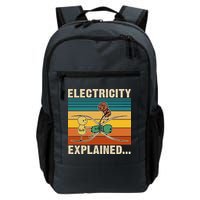 Electricity Explained Funny Gift Backpack