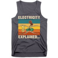 Electricity Explained Funny Gift Tank Top
