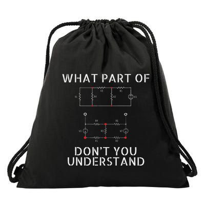Electrical Engineer Funny Engineering Sarcasm Drawstring Bag