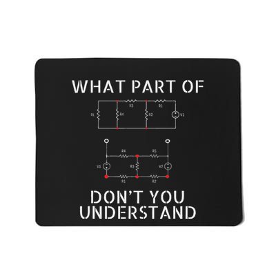 Electrical Engineer Funny Engineering Sarcasm Mousepad