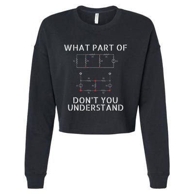 Electrical Engineer Funny Engineering Sarcasm Cropped Pullover Crew