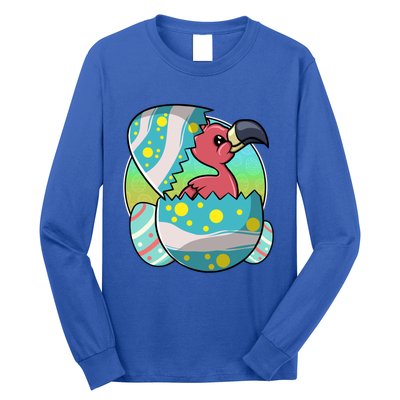 Easter Egg Flamingo Kawaii For Flamingo Lover Funny Gift Long Sleeve Shirt