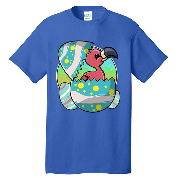 Easter Egg Flamingo Kawaii For Flamingo Lover Funny Gift Tall T-Shirt