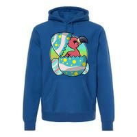 Easter Egg Flamingo Kawaii For Flamingo Lover Funny Gift Premium Hoodie