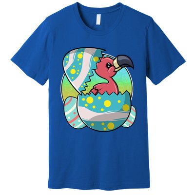 Easter Egg Flamingo Kawaii For Flamingo Lover Funny Gift Premium T-Shirt