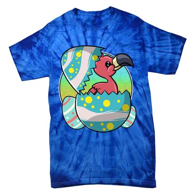 Easter Egg Flamingo Kawaii For Flamingo Lover Funny Gift Tie-Dye T-Shirt