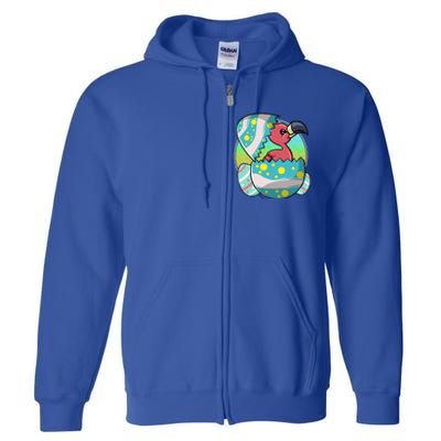 Easter Egg Flamingo Kawaii For Flamingo Lover Funny Gift Full Zip Hoodie