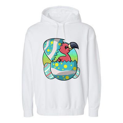 Easter Egg Flamingo Kawaii For Flamingo Lover Funny Gift Garment-Dyed Fleece Hoodie