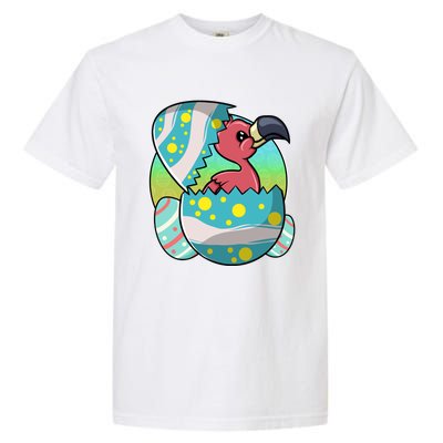 Easter Egg Flamingo Kawaii For Flamingo Lover Funny Gift Garment-Dyed Heavyweight T-Shirt