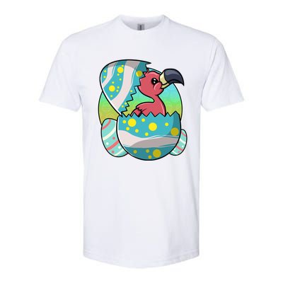 Easter Egg Flamingo Kawaii For Flamingo Lover Funny Gift Softstyle CVC T-Shirt