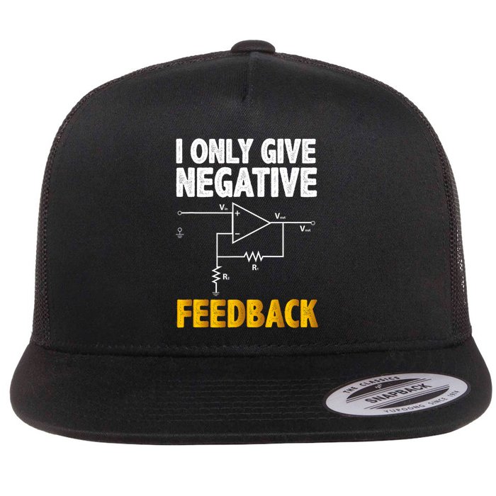 Electrical Engineer Funny Electrical Engineering Flat Bill Trucker Hat