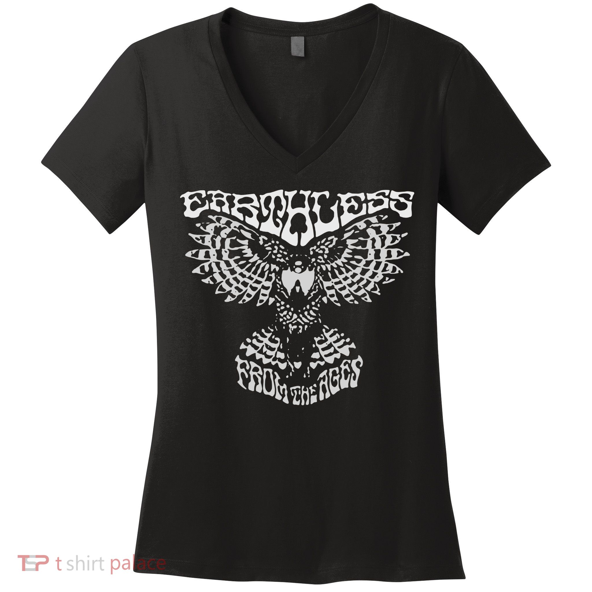 EARTHLESS Earthless From The Ages Rock Women's V-Neck T-Shirt