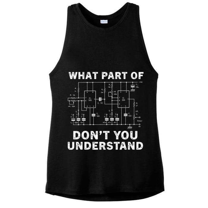 Electrical Engineer Funny Engineering Sarcasm Ladies PosiCharge Tri-Blend Wicking Tank