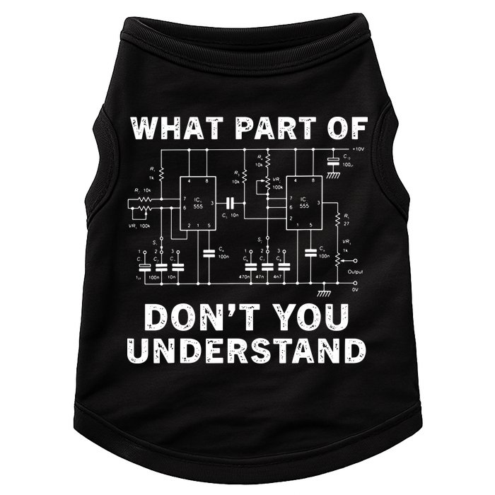 Electrical Engineer Funny Engineering Sarcasm Doggie Tank