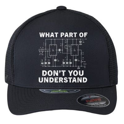 Electrical Engineer Funny Engineering Sarcasm Flexfit Unipanel Trucker Cap