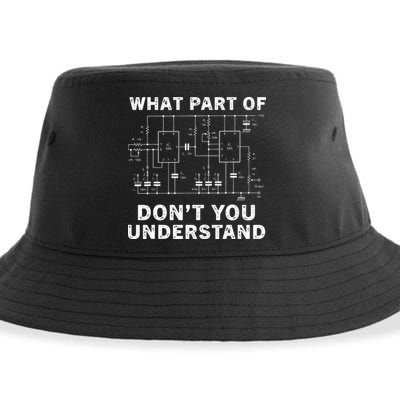 Electrical Engineer Funny Engineering Sarcasm Sustainable Bucket Hat