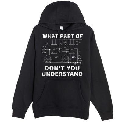 Electrical Engineer Funny Engineering Sarcasm Premium Pullover Hoodie