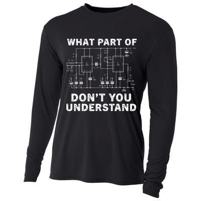 Electrical Engineer Funny Engineering Sarcasm Cooling Performance Long Sleeve Crew