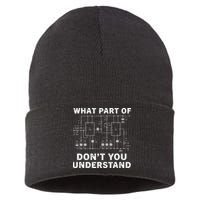 Electrical Engineer Funny Engineering Sarcasm Sustainable Knit Beanie