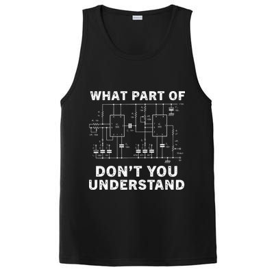 Electrical Engineer Funny Engineering Sarcasm PosiCharge Competitor Tank