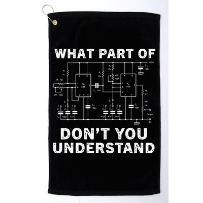 Electrical Engineer Funny Engineering Sarcasm Golf Towel
