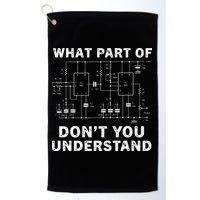Electrical Engineer Funny Engineering Sarcasm Golf Towel