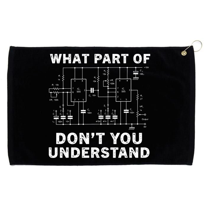 Electrical Engineer Funny Engineering Sarcasm Grommeted Golf Towel