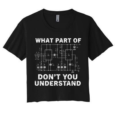 Electrical Engineer Funny Engineering Sarcasm Crop Top
