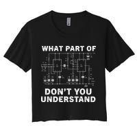 Electrical Engineer Funny Engineering Sarcasm Crop Top