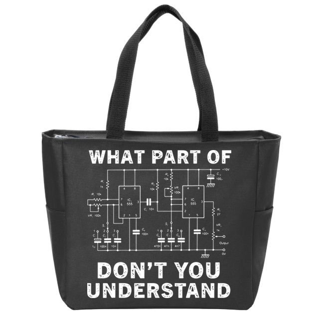 Electrical Engineer Funny Engineering Sarcasm Zip Tote Bag