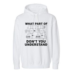 Electrical Engineer Funny Engineering Sarcasm Garment-Dyed Fleece Hoodie