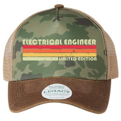 ELECTRICAL ENGINEER Funny Job Title Birthday Worker Idea Legacy Tie Dye Trucker Hat