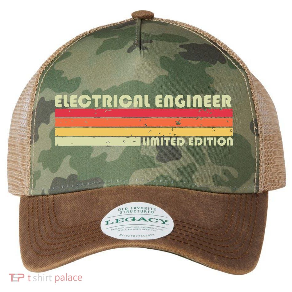 ELECTRICAL ENGINEER Funny Job Title Birthday Worker Idea Legacy Tie Dye Trucker Hat