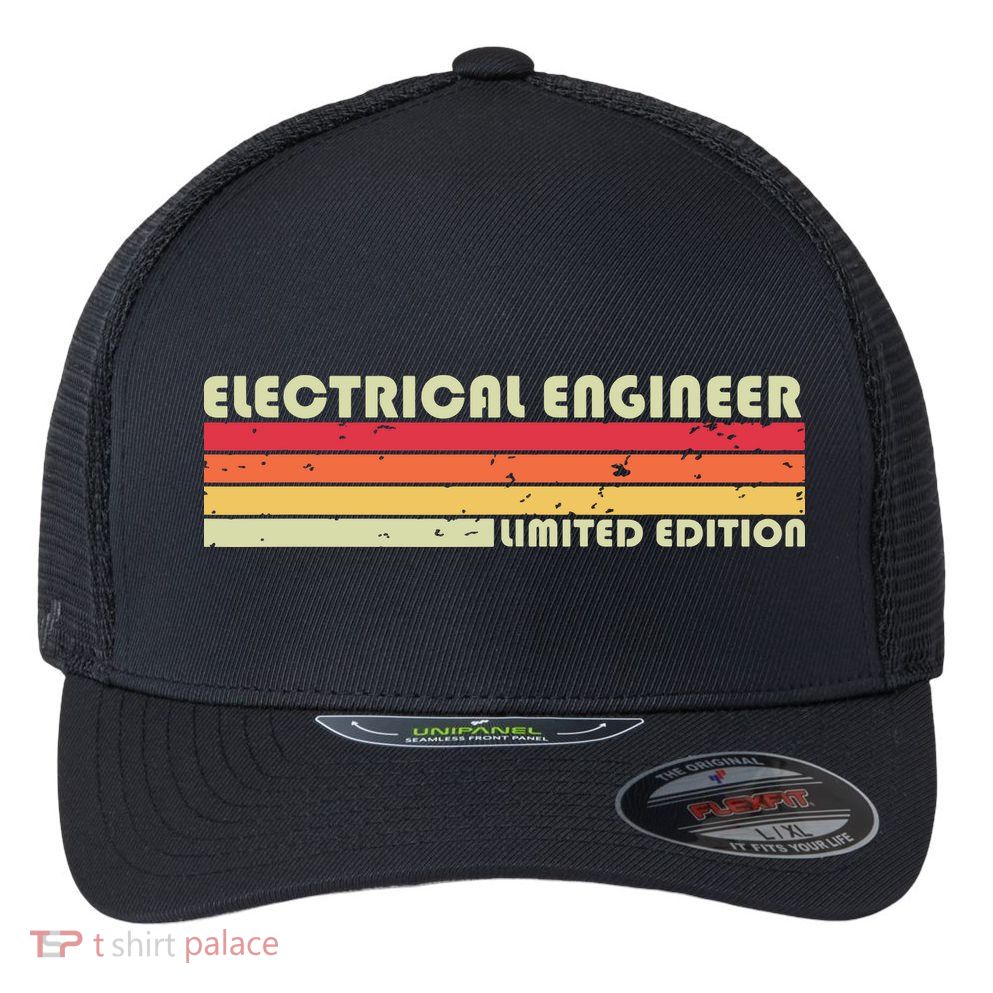 ELECTRICAL ENGINEER Funny Job Title Birthday Worker Idea Flexfit Unipanel Trucker Cap