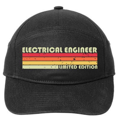 ELECTRICAL ENGINEER Funny Job Title Birthday Worker Idea 7-Panel Snapback Hat