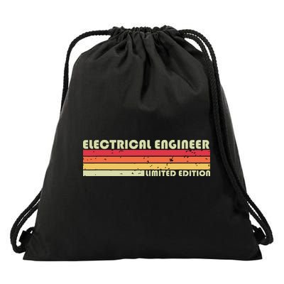 ELECTRICAL ENGINEER Funny Job Title Birthday Worker Idea Drawstring Bag