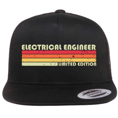 ELECTRICAL ENGINEER Funny Job Title Birthday Worker Idea Flatbill Hat