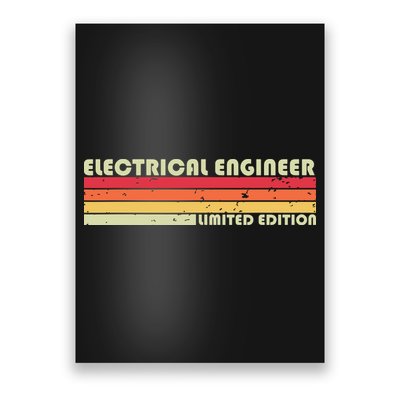 ELECTRICAL ENGINEER Funny Job Title Birthday Worker Idea Poster