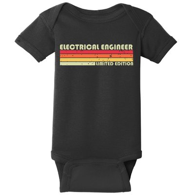 ELECTRICAL ENGINEER Funny Job Title Birthday Worker Idea Baby Bodysuit