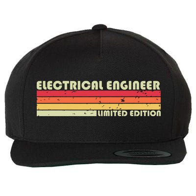 ELECTRICAL ENGINEER Funny Job Title Birthday Worker Idea Wool Snapback Cap