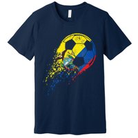 Ecuador Ecuadorian Flag Fan Pride Soccer Player Premium T-Shirt