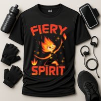Elemental Ember Fiery Spirit Cooling Performance Crew T-Shirt