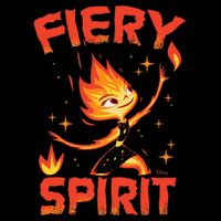 Elemental Ember Fiery Spirit Cooling Performance Crew T-Shirt
