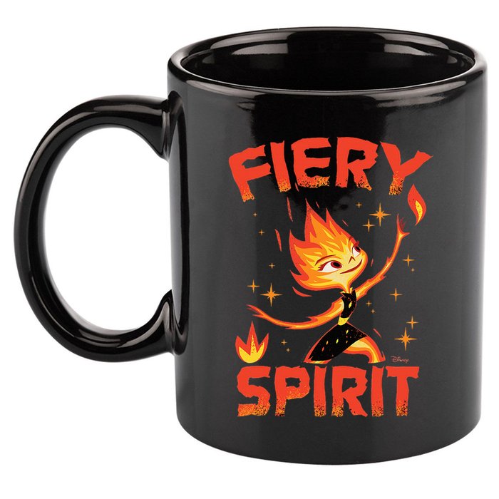 Elemental Ember Fiery Spirit 11oz C Handle Ceramic Mug