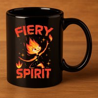 Elemental Ember Fiery Spirit 11oz C Handle Ceramic Mug