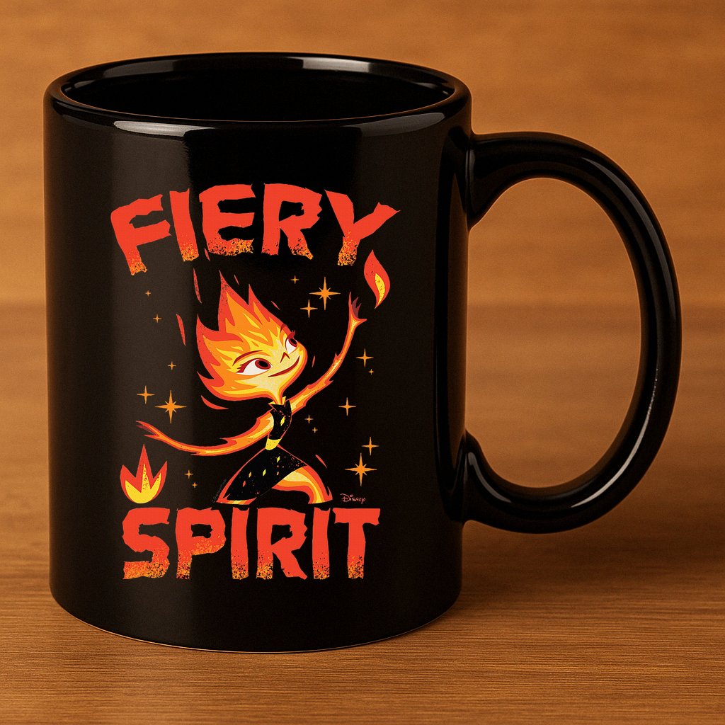 Elemental Ember Fiery Spirit 11oz C Handle Ceramic Mug