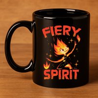 Elemental Ember Fiery Spirit 11oz C Handle Ceramic Mug