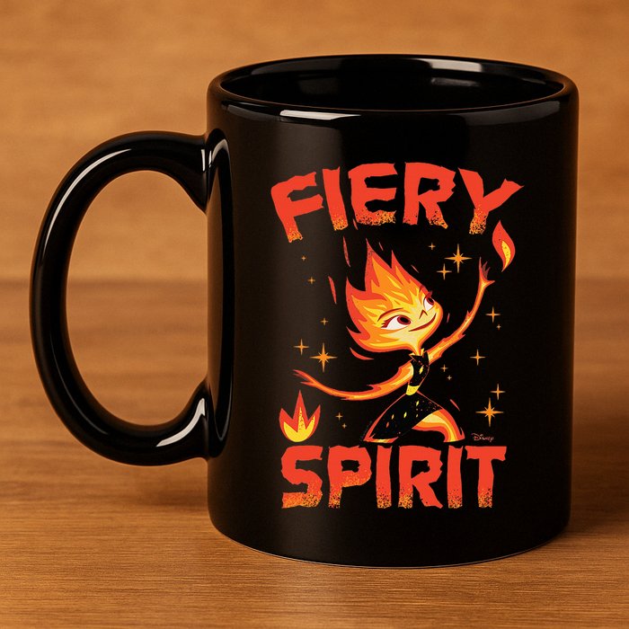 Elemental Ember Fiery Spirit 11oz C Handle Ceramic Mug