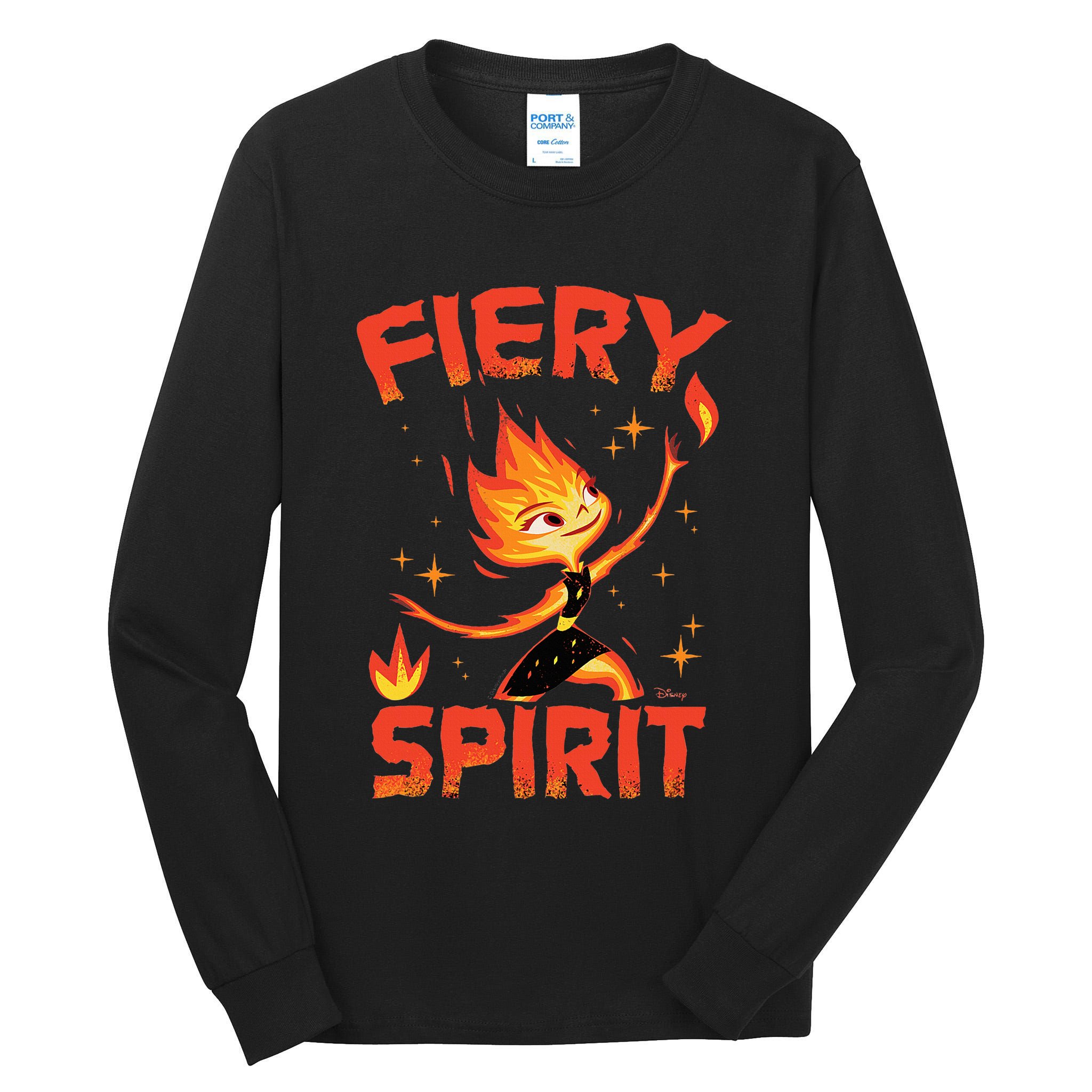 Elemental Ember Fiery Spirit Tall Long Sleeve T-Shirt