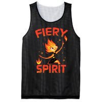 Elemental Ember Fiery Spirit Mesh Reversible Basketball Jersey Tank